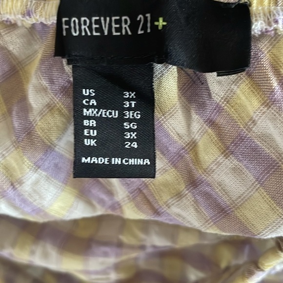 💕SALE 4 for $10💕Forever 21 Plaid A-Line Skirt - Picture 6 of 6